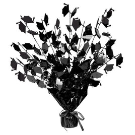 Graduate Cap Gleam 'N Burst Centerpiece- Black