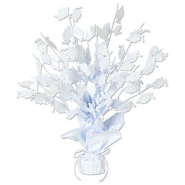 Graduate Cap Gleam 'N Burst Centerpiece- White