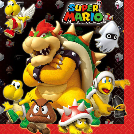 SUPER MARIO BROTHERS LUNCH NAPKINS  16 CT. 