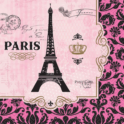 A Day In Paris Luncheon Napkins 16 ct 