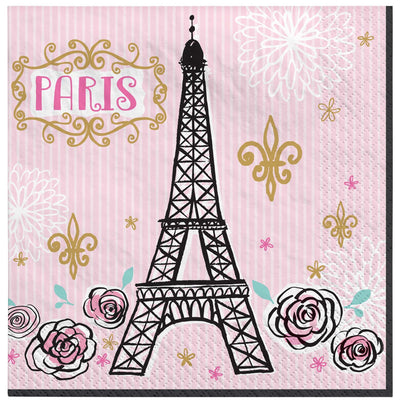 Day In Paris Lunch Napkins 16 ct.
