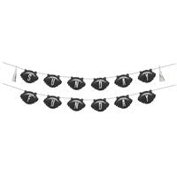 Kickoff Football Mini Foil Balloon Banner Kit  8 ft
