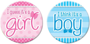 Gender Reveal Buttons