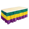 Mardi Gras Table Skirting