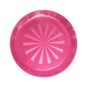 NEON PINK 12" Round Tray  1 CT.