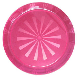 NEON PINK 16" Round Tray  1 CT.