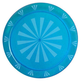 NEON BLUE 16" Round Tray  1 CT.