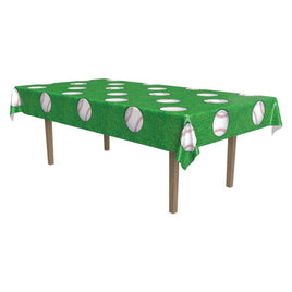Baseball Tablecover 54" X 108"  1 ct.