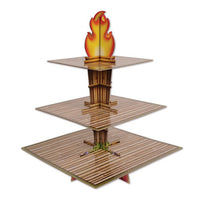 Tiki Torch Cupcake Stand