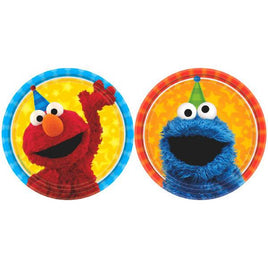 7 in. Sesame Street Assorted Round Plates 8 ct.