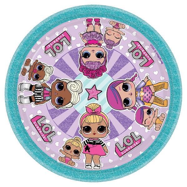 7 in. LOL Surprise  Paper Plates 8 ct