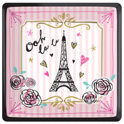 Day In Paris 7" Square Plate  8 ct.