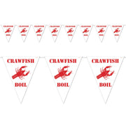 Crawfish Boil Pennant Banner