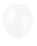 12" Latex Balloons  8ct - White