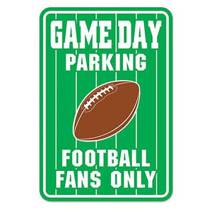 Game Day Parking Sign 17 1/2