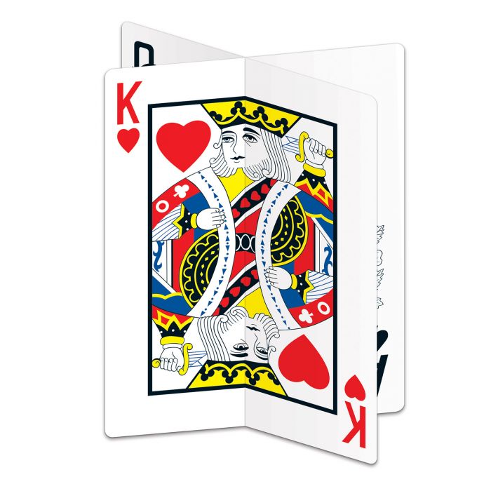 3-D Playing Card Centerpiece