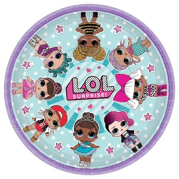 9 in. LOL Surprise Paper Plates 8 ct. 