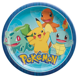 Pokemon™ 9" Round Plates 8 ct.