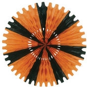 Orange and Black Tissue Fan