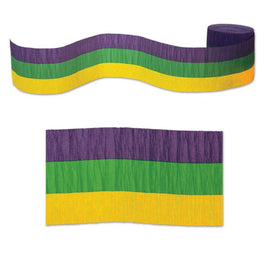 Mardi Gras Crepe Streamer