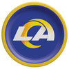 9" Los Angeles Rams Round Paper Plates  8ct.