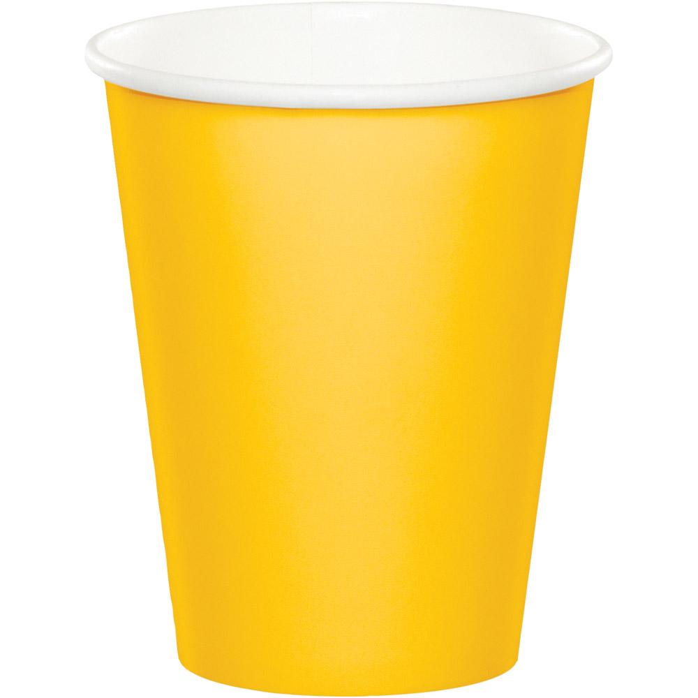 9 oz. School Bus Yellow Paper Cups 24 ct  