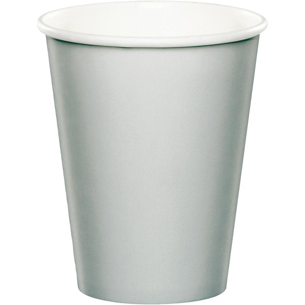 9 oz. Shimmering Silver Paper Cups 24 ct 