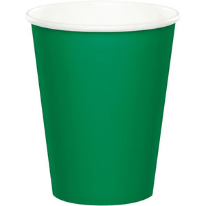 9 oz. Emerald Green Paper Cups  24 ct. 