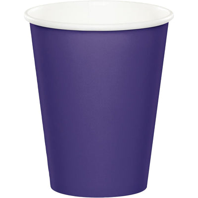 9 oz. Purple Paper Cups 24 ct 