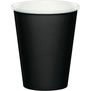 9 oz. Black Paper Cups 24 ct 