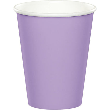 9OZ. LUSCIOUS LAVENDER PAPER CUPS 24 CT. 