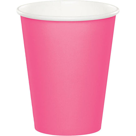 9 oz Candy Pink Paper Cups 24 ct