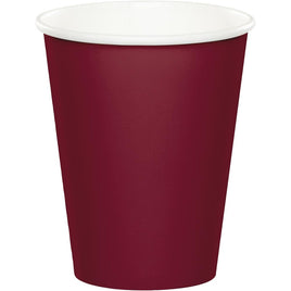 9OZ. BURGUNDY PAPER CUPS 24 CT. 