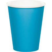9 oz. Turquoise Paper Cups 24 ct 