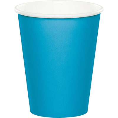 9 oz. Turquoise Paper Cups 24 ct 