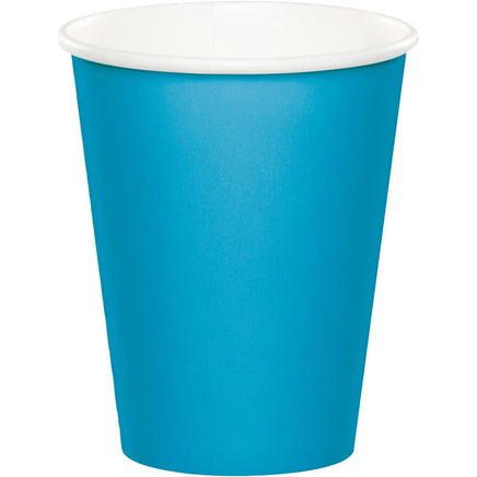 9 oz. Turquoise Paper Cups 24 ct