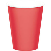 9OZ. CORAL PAPER CUPS 24 CT. 