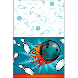 Bowling Plastic Table Cover  54 in.X 96 in.  1 ct.