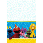 Sesame Street Plastic Table Cover  54 in.  X 96 in.   1 ct. 