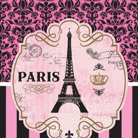 A Day in Paris Plastic Tablecover 1 ct.  