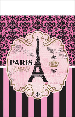 A Day in Paris Plastic Tablecover 1 ct.  