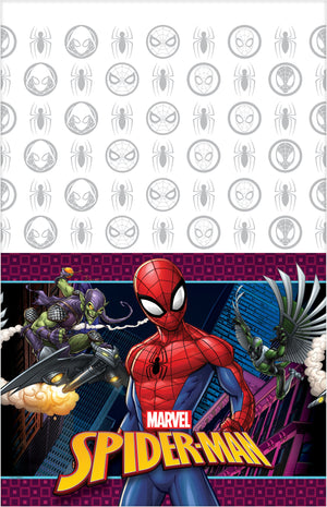 Spider Man Webbed Wonder Tablecover 54 in. X 96 in. 1 ct