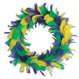 Mardi Gras Fancy Wreath