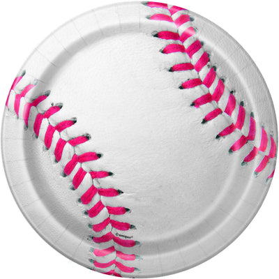 7 in. Baseball Paper Plates 8 ct 