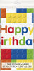 Building Blocks Birthday Tablecover 54 in X 84 in 1 ct. 