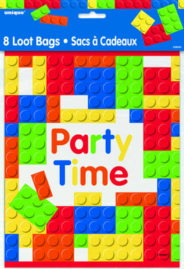 Building Blocks Favor Bags 8 ct.