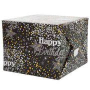 Glittering Birthday Gift Wrap  30" x 5 ft