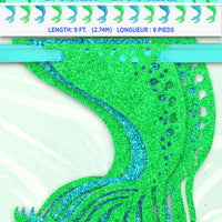 9 ft. Mermaid Glitter Garland 1 ct. 