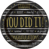 You Did It! Graduation Round 9" Dinner Plates  8ct