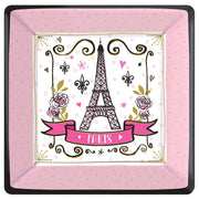 Day In Paris 10" Square Plates  8 ct.